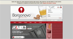Desktop Screenshot of borgonovo.it