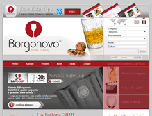 Tablet Screenshot of borgonovo.it
